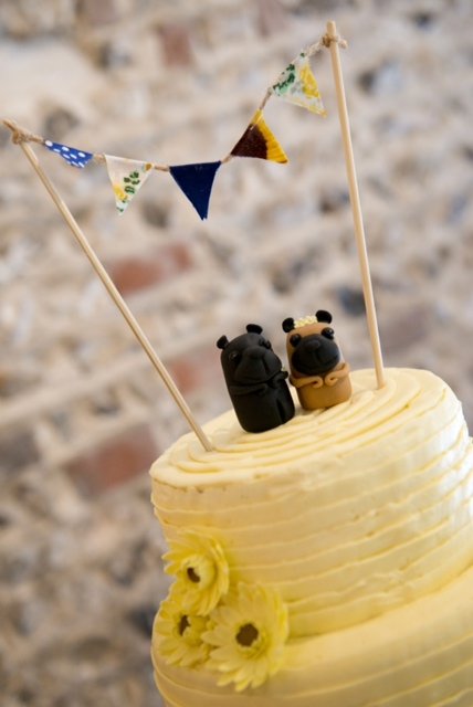 Buttercream Pug Wedding Cake - Nic's Slice of Heaven