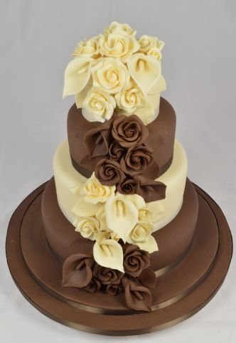Chocolate heaven wedding cake - Cakes of Good Taste