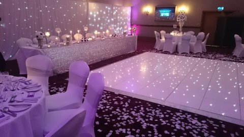Dance floor and decor - Woodyatt Warner