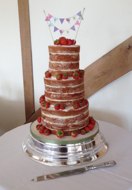 Naked Wedding Cakes - Cakes Unlimited of Yorkshire