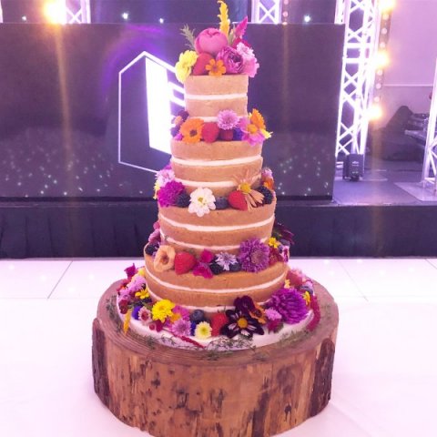 Naked Wedding Cake - All Shapes & Slices Cake Co
