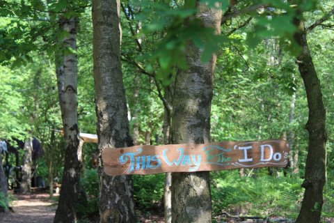 Wedding Signage CWW - Cheshire Woodland Weddings 