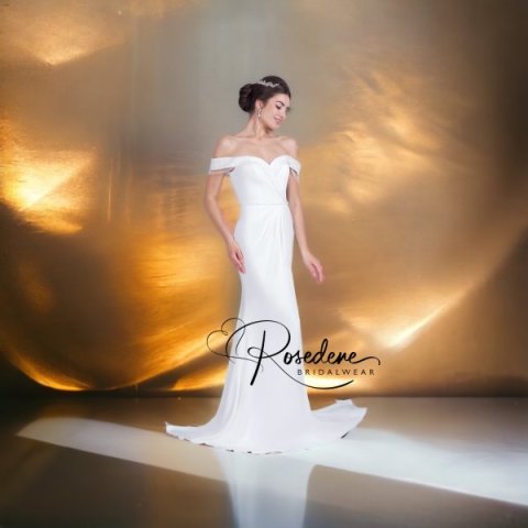 Simple classic wedding dress - Rosedene Bridal