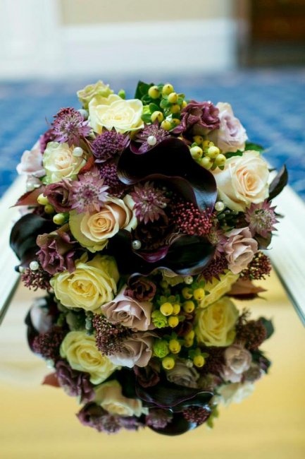 calla and rose bridal bouquet - The flower room ltd