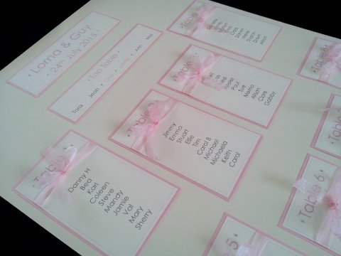 Table Plan - To Have & To Hold Stationery