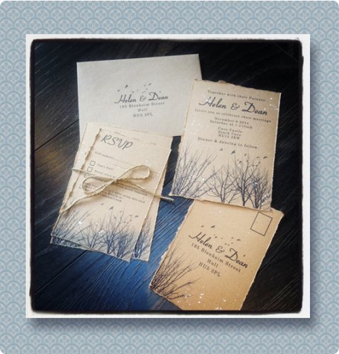 Wedding Invitations and Stationery - Lindsay design-Image 26578
