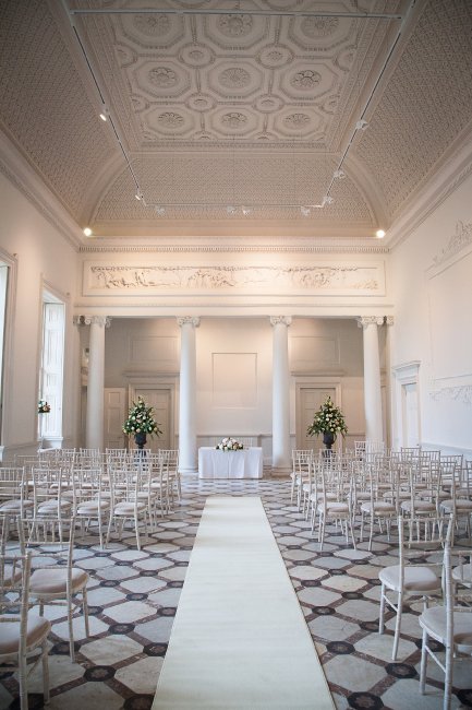 The Adam Hall set for a ceremony - Compton Verney