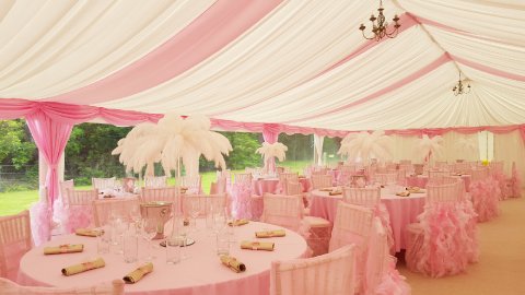 stunning pink decor - 24 Carrot Events