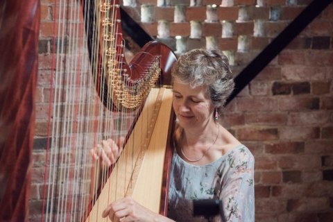A country barn wedding - Meredith McCracken - Harpist