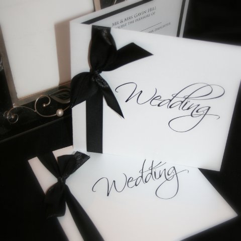 Wedding Ribbon & Gem - CTB Wedding Stationery 