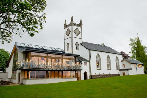 Exterior of Killearn Village Hall - Three Sisters Bake