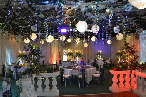 Twilight Woodland Theme Wedding - Party Linen Venue Decor Specialists