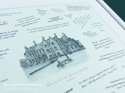 Wedding Stationery - Illustrated Invitation-Image 30005