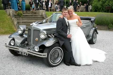 Stunning Silver Convertible - Halifax Wedding Cars