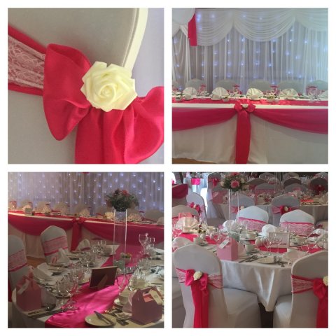 Pretty hot pink theme - Frenchies Event Decor 