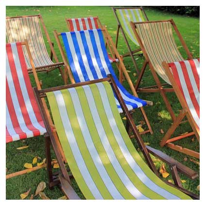 deckchair hire - Living the Cream Ice Cream Tricycle and Event hire