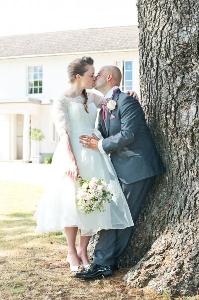 Happy Couple - Glewstone Court Country House Hotel
