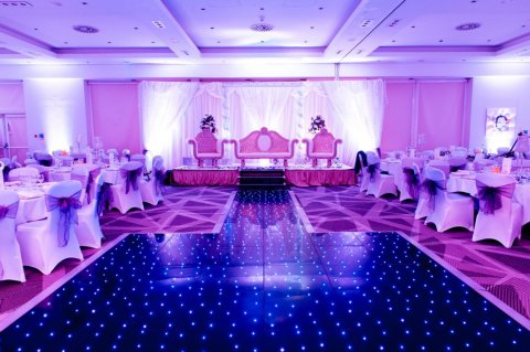 Brilliant colourful set up for one of our authentic Indian Weddings - Crowne Plaza Marlow