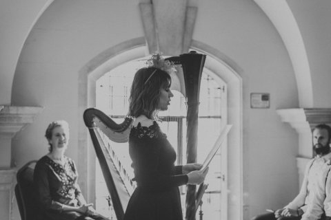 Normanton Church ceremony with my harp - Meredith McCracken - Harpist