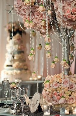 Wedding Table Decoration - Hiden Floral Design-Image 32349