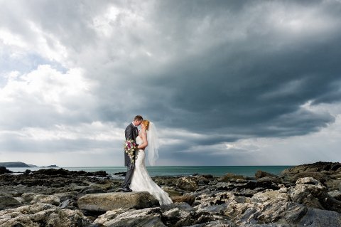 dramatic wedding, image Paul Keppel - Atlantic Hotel
