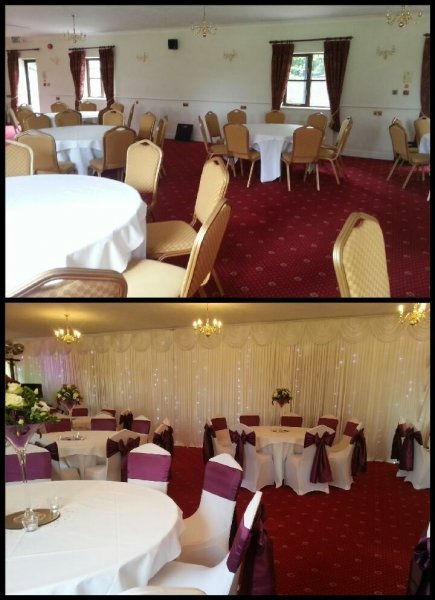 Clarendon - before and after - Marsh Farm Hotel