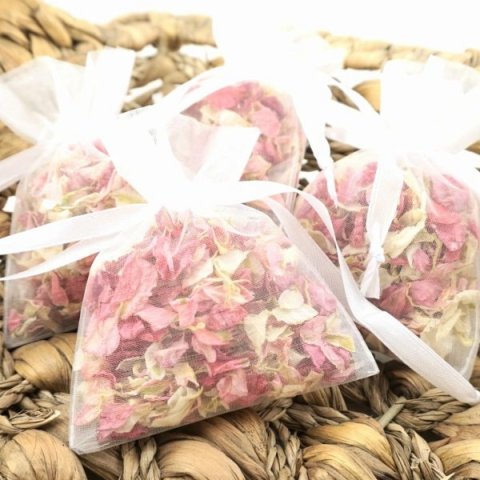 Delphinium & Wildflower in Individual Portion Organza Bags - The Dried Petal Company
