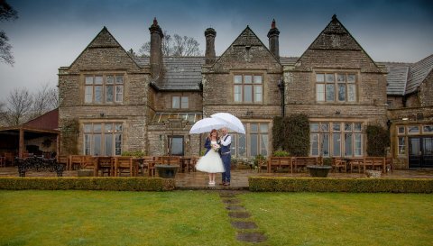 Even on a rainy day you still get that fab picture - Simonstone Hall