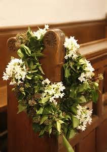 Wild flower pew ends - Bottom Of The Garden Flowers