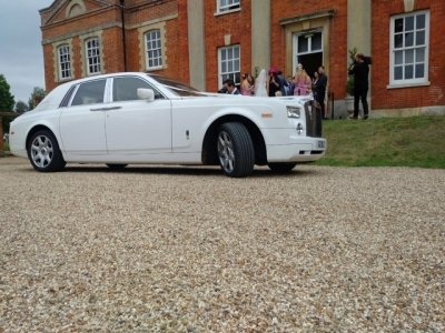 Luxury White Rolls Royce Phantom Wedding Car - Platinum Cars
