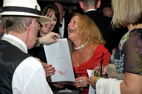 The reveal - Mad-Badger Caricatures