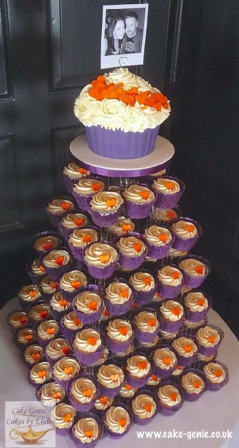 Cupcake Tower - Cake Genie, Cakes by Elaine