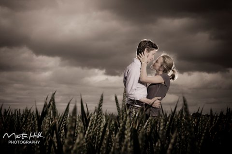 tender moment on a pre wedding shoot - Martin Hill Photography 