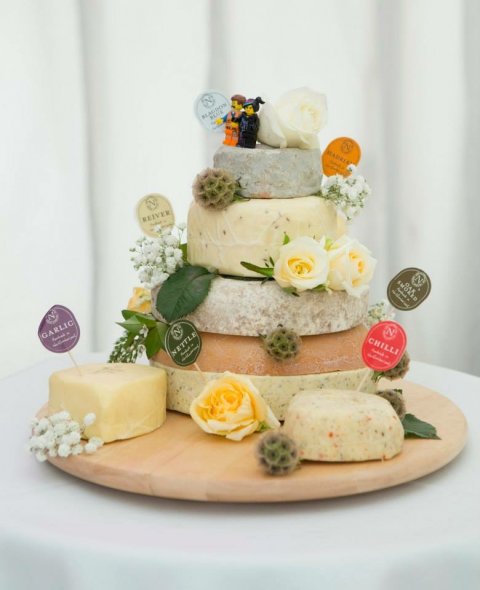 5-tier Wedding Cake £130.00 - Northumberland Cheese Company
