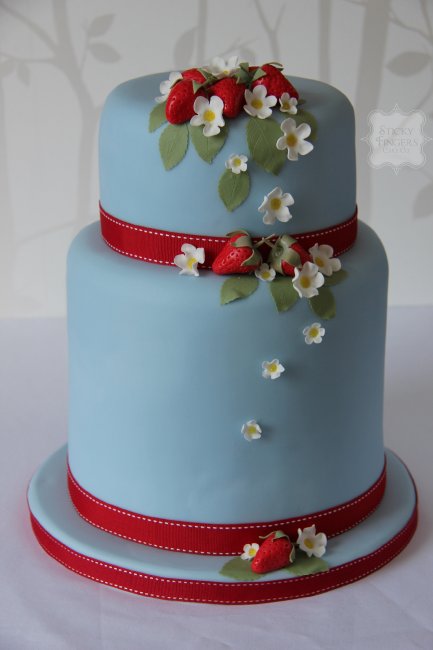 Cath Kidston inspired Wedding Cake - Sticky Fingers Cake Co