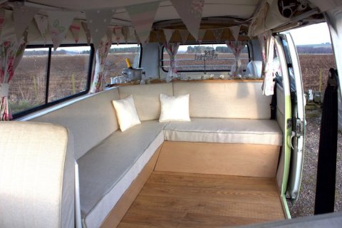 Moomin VW's interior - View from the Slow Lane