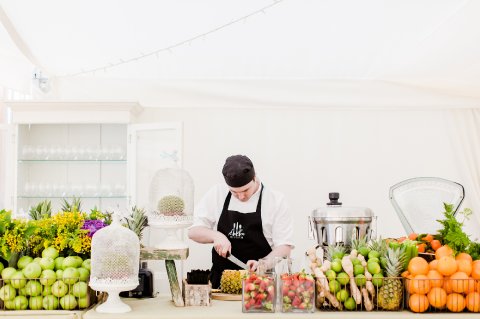 Juice bar! - Photo by Eddie Judd - Kalm Kitchen 