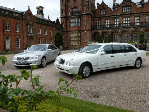 Mercedes saloon & limousine - Cheshire & Lancashire Wedding cars