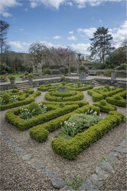 The Parterre Garden at Holdsworth House - Holdsworth House Hotel & Restaurant
