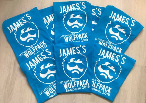 Wolfpack Stag T-Shirt - The Personalised Wedding Room