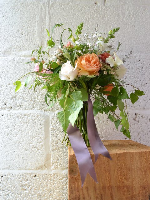 Bridal bouquet with David Austin roses - JW Blooms