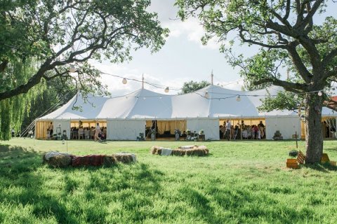 Our 9 x 30m marquee country garden wedding by Samantha Ward - Will's Marquees