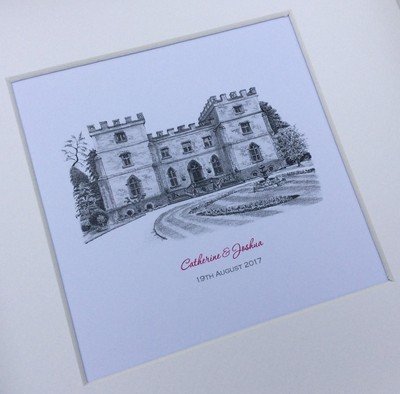 Wedding Guest Books - Illustrated Invitation-Image 30007