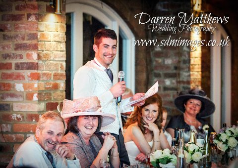 Grooms Speech - Darren Matthews Wedding Photography