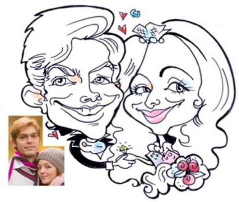 Wedding Guest Books - Caricatures by Soozi-Image 40038