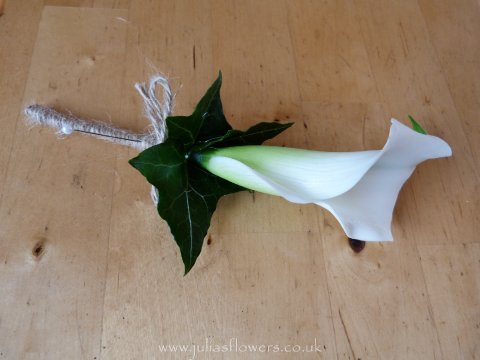 Calla Lily buttonhole - Julia Dilworth Florals