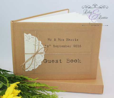 Beautiful - Guest Book - Lily & Lottie Stationery
