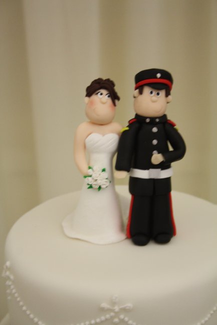 Military Wedding Cake Topper - Cakes By Adele
