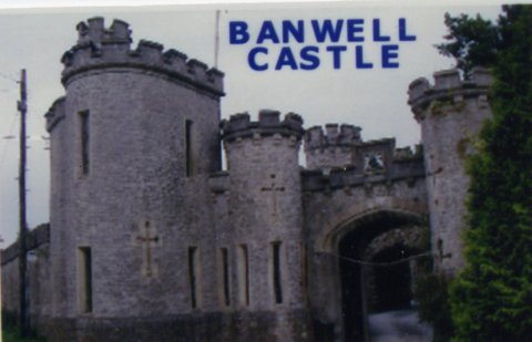 main entrance - Banwell Castle Gatehouse Weddings 
