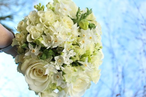 Winter Wedding Bouquet - Cherfold Cottage Flowers